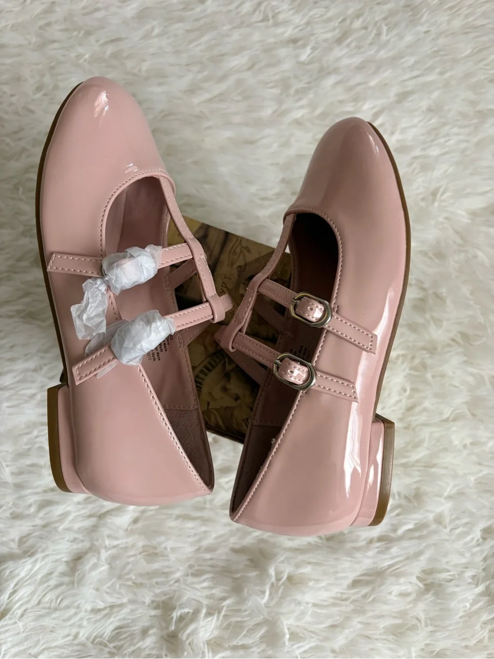 SONOMA Girls Blush Pink Patent T-Strap Dress Shoes